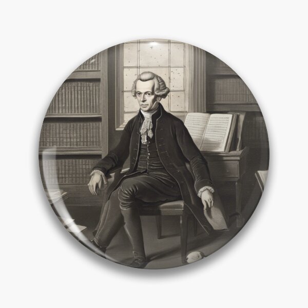 Item preview, Immanuel Kant in his library Aesthetic Philosophy Design Gift designed and sold by andrew758.