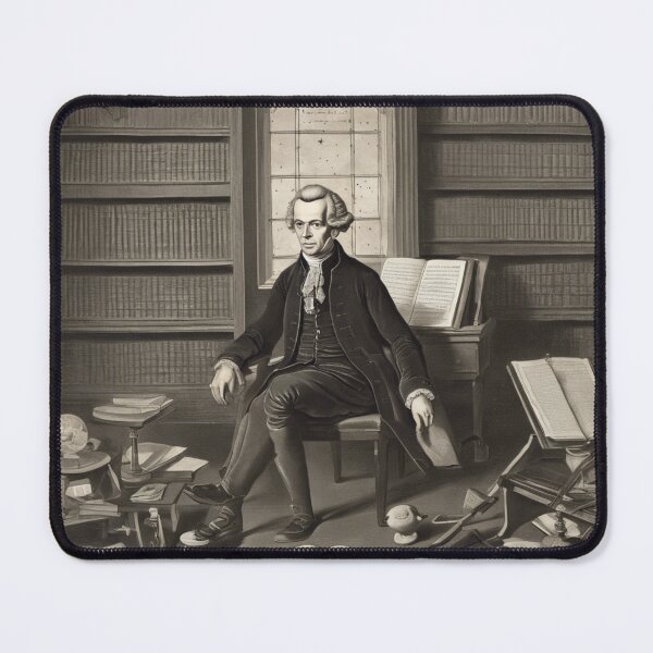 Item preview, Immanuel Kant in his library Aesthetic Philosophy Design Gift designed and sold by andrew758.