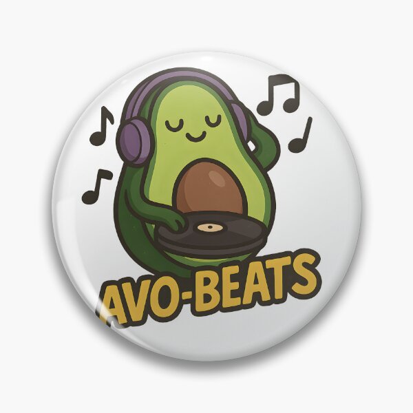 Item preview, AVO-BEATS – Funny Avocado DJ designed and sold by AlphaAutomation.