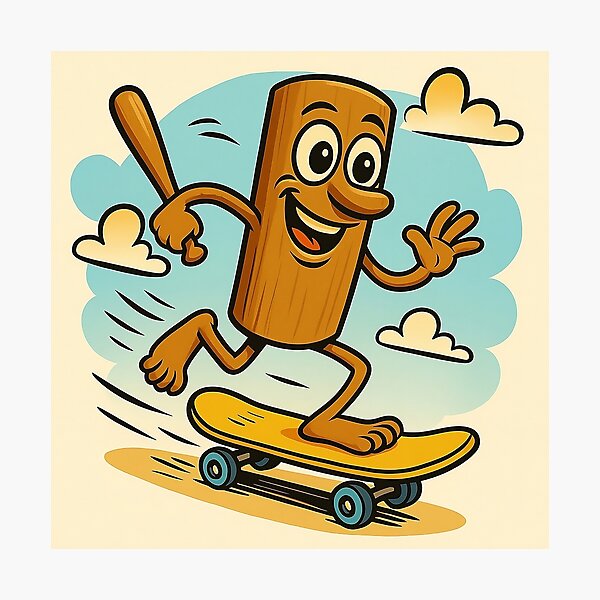 Item preview, Tung Tung Sahur skater designed and sold by MA-ArtProds.