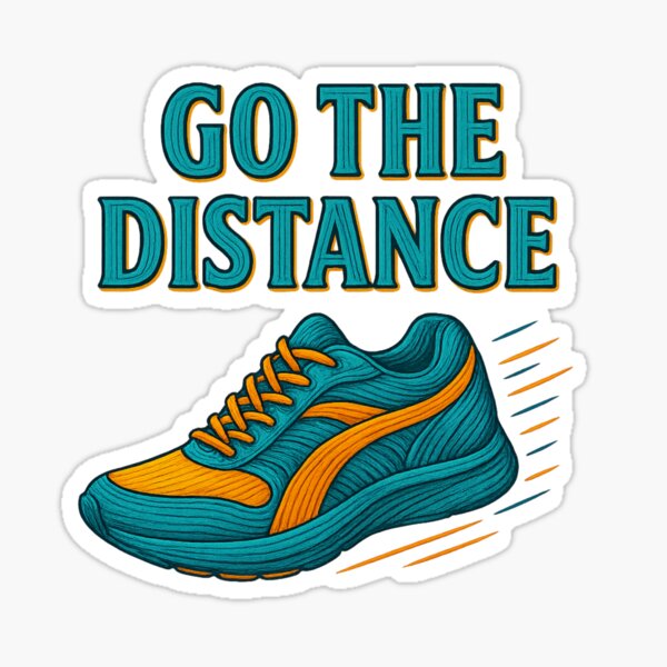 Item preview, Go the Distance Inspirational Art designed and sold by Designeerguy.
