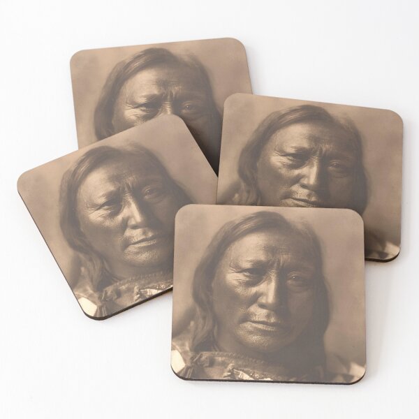Item preview, Hollow Horn Bear by Edward S. Curtis – Historic Native American Photograph designed and sold by paulo silveira.