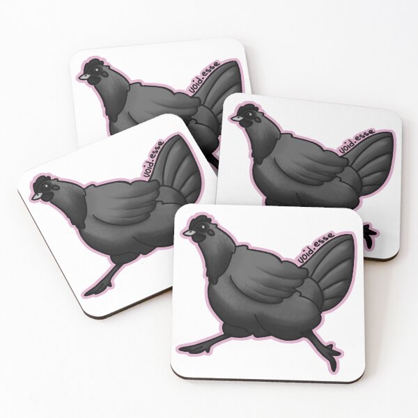 Item preview, Chibi Hen (Ayam Cemani) designed and sold by VoidEsse.