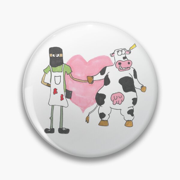 Item preview, Butcher and cow designed and sold by Oded Kovach Merch.