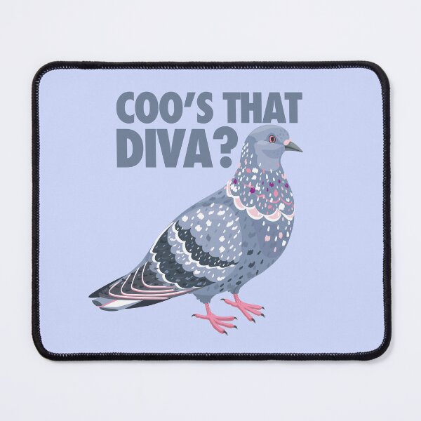 Item preview, Coo's That Diva? Pigeon Sticker designed and sold by KittyStrand.