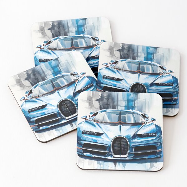 Item preview, Modern Hypercar Reflected On White Minimalist Background designed and sold by RevUpDesign.