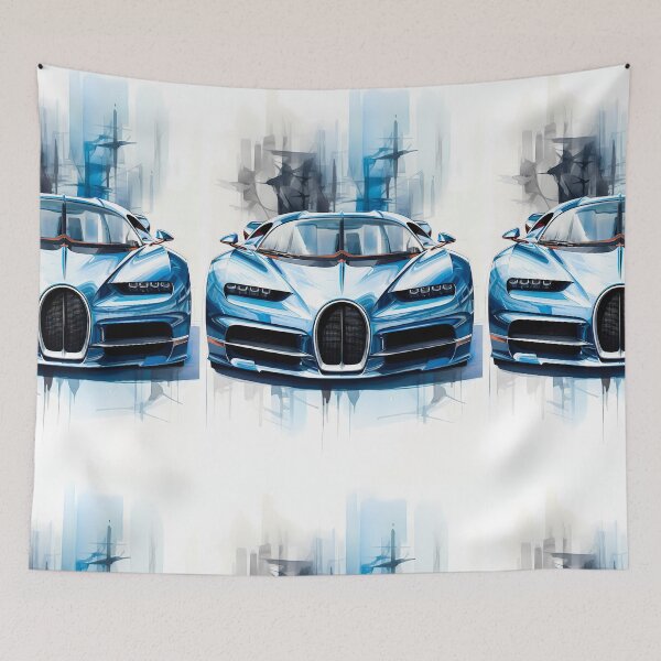 Item preview, Modern Hypercar Reflected On White Minimalist Background designed and sold by RevUpDesign.