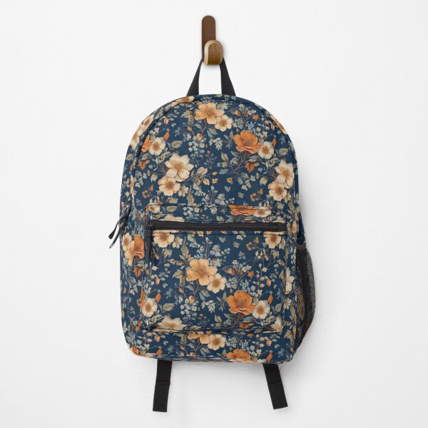 Item preview, Delicate denim wildflowers pattern designed and sold by Designbes.