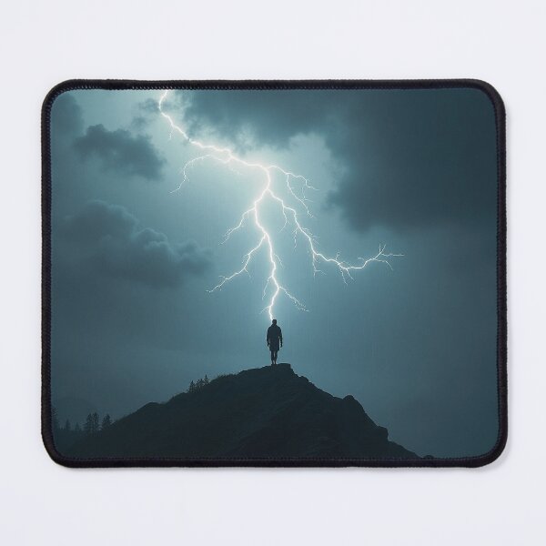 Item preview, Lightning Power Graphic Tee – Bold & Electrifying Style designed and sold by apoknight.