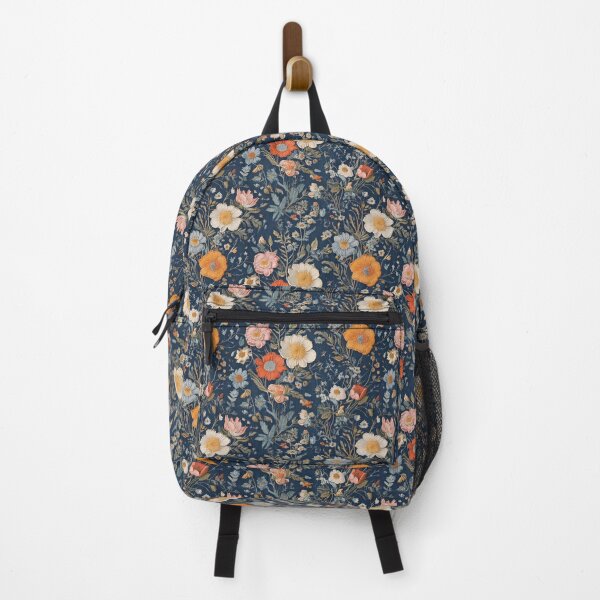 Item preview, Denim floral pattern designed and sold by Designbes.