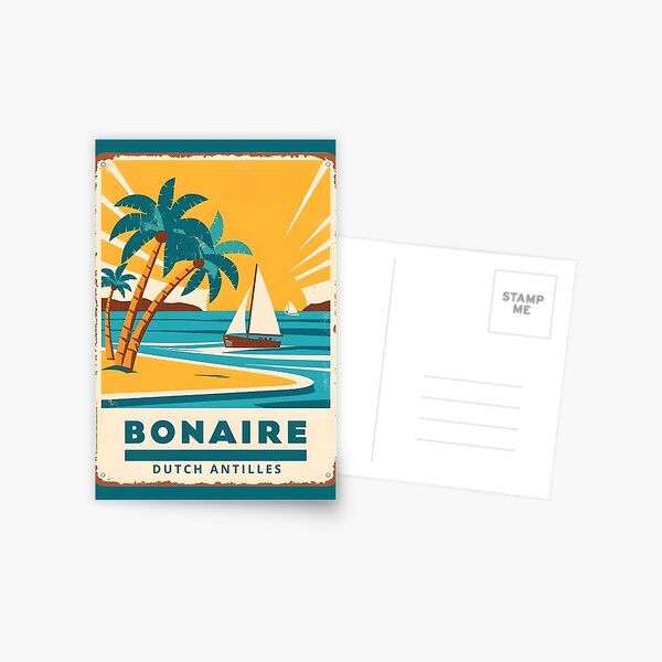 Aperçu de l'œuvre Bonaire Antilles néerlandaises créée et vendue par GoodOldVintage.