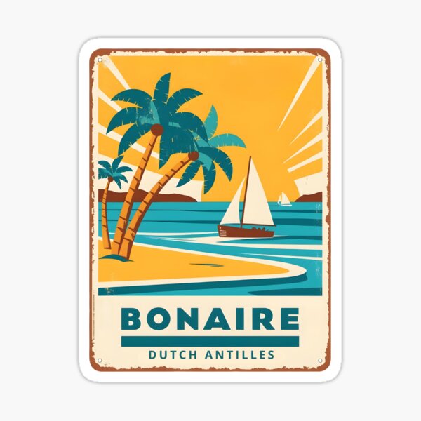 Item preview, Bonaire Dutch Antilles designed and sold by GoodOldVintage.