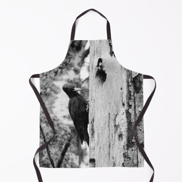 Item preview, The black drummer. Black woodpecker bw designed and sold by Jouko Lehto Photography.