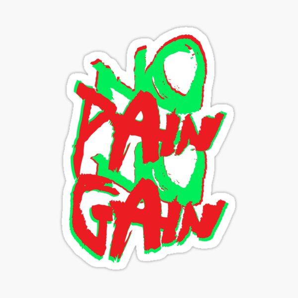 Item preview, No Pain No Gain Gym Quote Design | Fitness Motivation for Lifters, Athletes & Hustlers designed and sold by typoinspired.