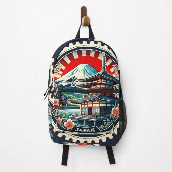 Item preview, Japan's Essence: Majestic Fuji and Sakura - Stamp designed and sold by StampGPT.