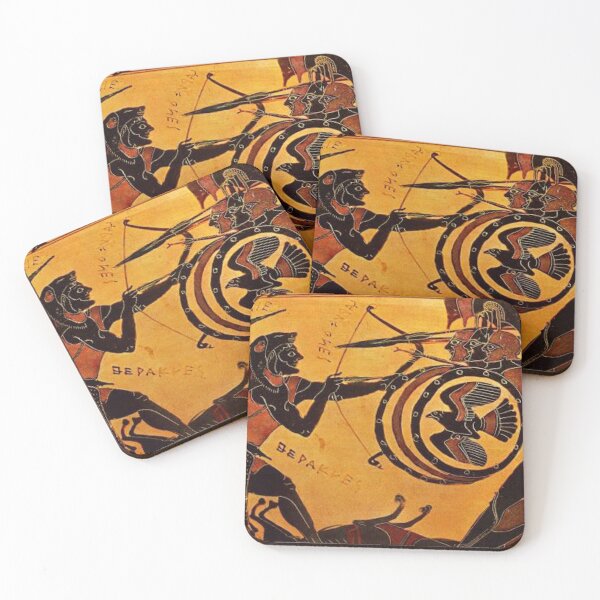 Item preview, Ancient Greek Mythology Figure – Classic Pottery Art Style designed and sold by VintageManiac.
