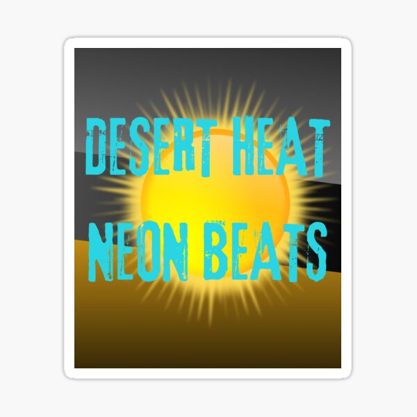 Item preview, Desert Heat, Neon Beats – Festival Vibes Tee designed and sold by DPArtWear.