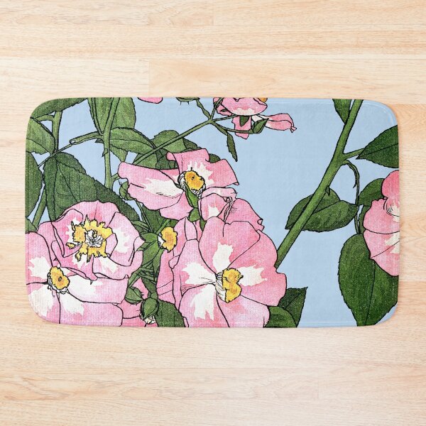 Item preview, Art Nouveau Pink Prairie Rose American Hannah Borger Overbeck 1915 designed and sold by Pixelchicken.