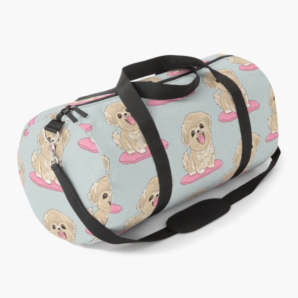 Item preview, Cute Tibetan Spaniel dog on pillow designed and sold by LiskoDesign.