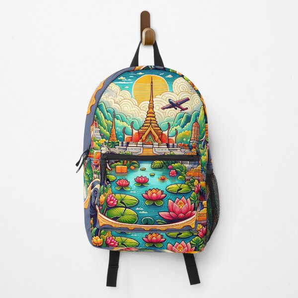 Item preview, Tailandia: Tierra de sonrisas doradas - Sello designed and sold by StampGPT.