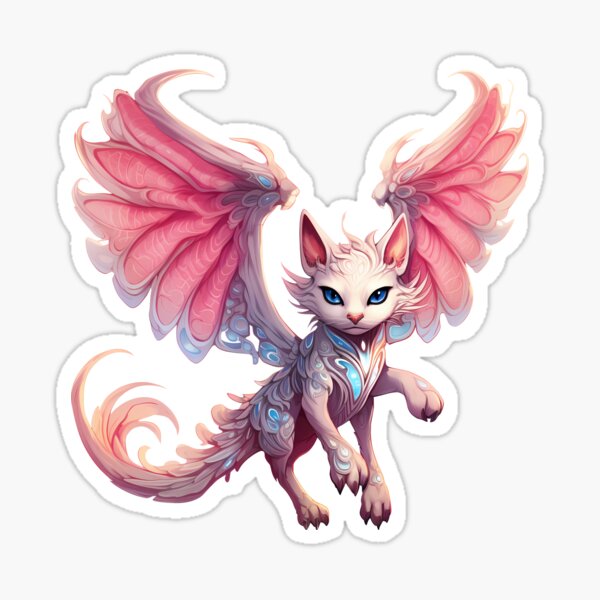 Artikel-Vorschau von Fantasy Dragon Cat – Fabelwesen Fusion Digitale Kunst, designt und verkauft von SchorlCraft.