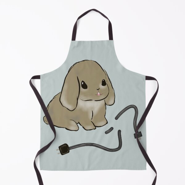 Item preview, Bad rabbit bites through cell phone cable designed and sold by LiskoDesign.