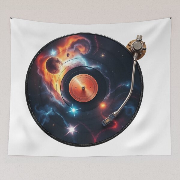 Aperçu de l'œuvre Cosmic Sound Vinyl Soundwave créée et vendue par latelierdechris.