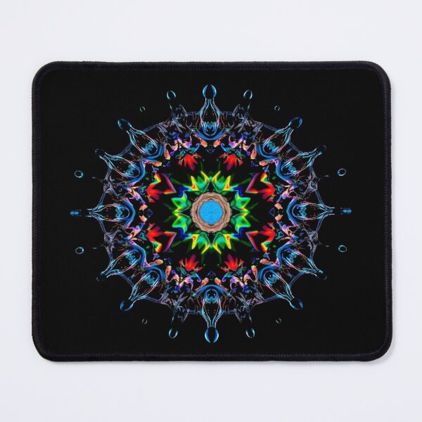 Item preview, Vibrant Kaleidoscopic Mandala Art with Intricate Patterns designed and sold by Cloud-Riders.