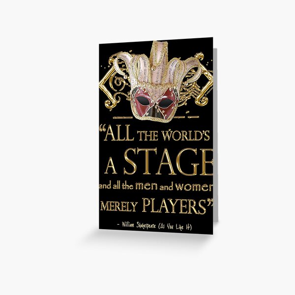 Item preview, Shakespeare As You Like It Stage Quote designed and sold by Styled Vintage.