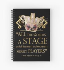 Cuaderno de espiral Shakespeare como te guste Cita de la etapa