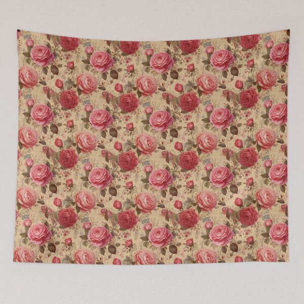Item preview, Elegant vintage Rose florals designed and sold by Designbes.