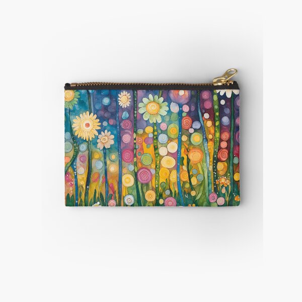 Artikelvorschau, Abstract flower garden sticker  : Gustav Klimt style entworfen und verkauft von P&U Fabric.
