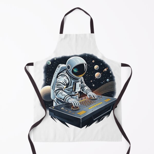 Aperçu de l'œuvre Cosmic Sound Astronaut DJ Cosmic Beats créée et vendue par latelierdechris.