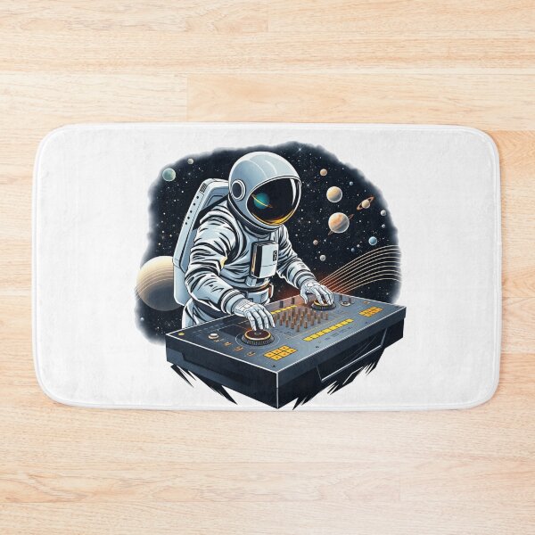 Aperçu de l'œuvre Cosmic Sound Astronaut DJ Cosmic Beats créée et vendue par latelierdechris.