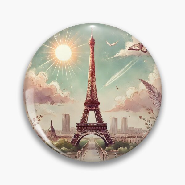 Item preview, Patterns - World Landmark Eiffel Tower designed and sold by BreezyDawnDesigns.