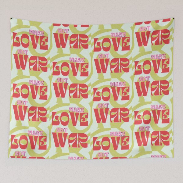 Item preview, make love, not war designed and sold by liliianna.