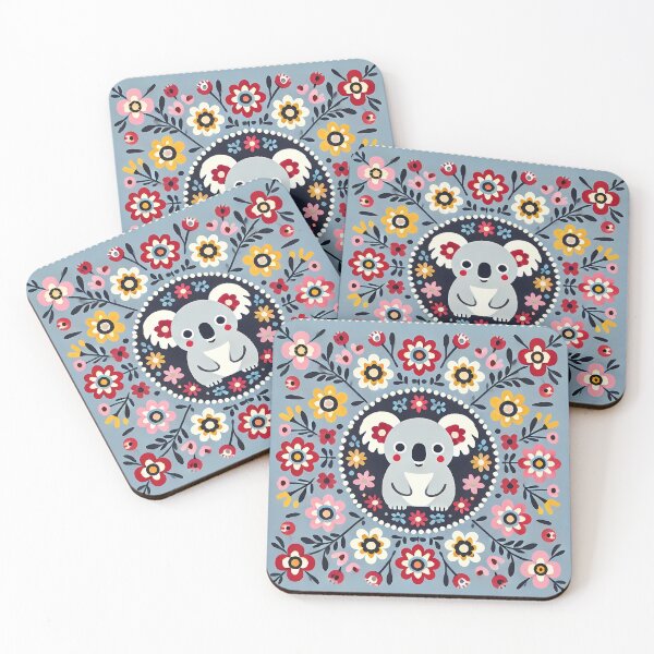 Item preview, Cute Baby Koala - Scandinavian Folk Art by heidiannemorris © designed and sold by FOLK ART FUSION by heidiannemorris.