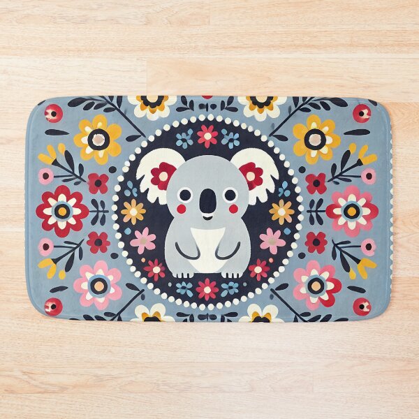 Item preview, Cute Baby Koala - Scandinavian Folk Art by heidiannemorris © designed and sold by FOLK ART FUSION.
