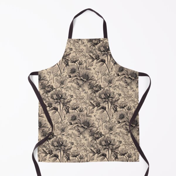 Item preview, Thick black sketch style flowers designed and sold by Designbes.