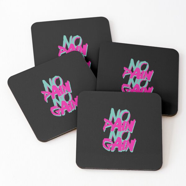 Item preview, No Pain No Gain Motivational Gym Quote – Fitness Workout Inspiration Design designed and sold by typoinspired.