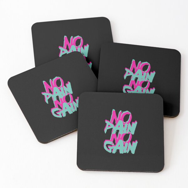 Item preview, No Pain No Gain Motivational Gym Quote – Fitness Workout Inspiration Design designed and sold by typoinspired.