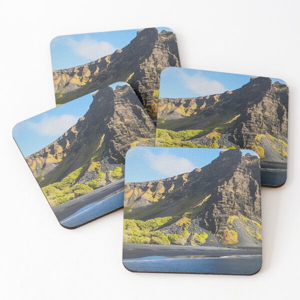 Item preview, Majestic black sand Beach on the Island designed and sold by miraaavikko.