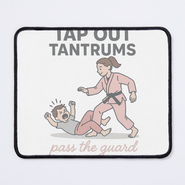 Item preview, Tap Out Tantrums Pass The Guard BJJ Mom Shirts designed and sold by deathbygrapplin.
