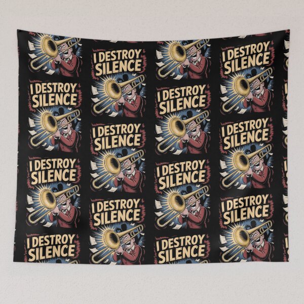 Item preview, I Destroy Silence Recto Trombone designed and sold by AniArtPL.