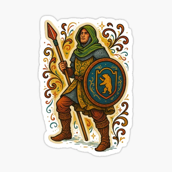 Item preview, Bears Gate Warrior designed and sold by 4rapid1.
