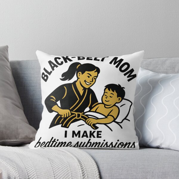 Item preview, Black Belt Mom Bedtime Submissions - Brazilian Jiu Jitsu Mother's Day Gift designed and sold by deathbygrapplin.