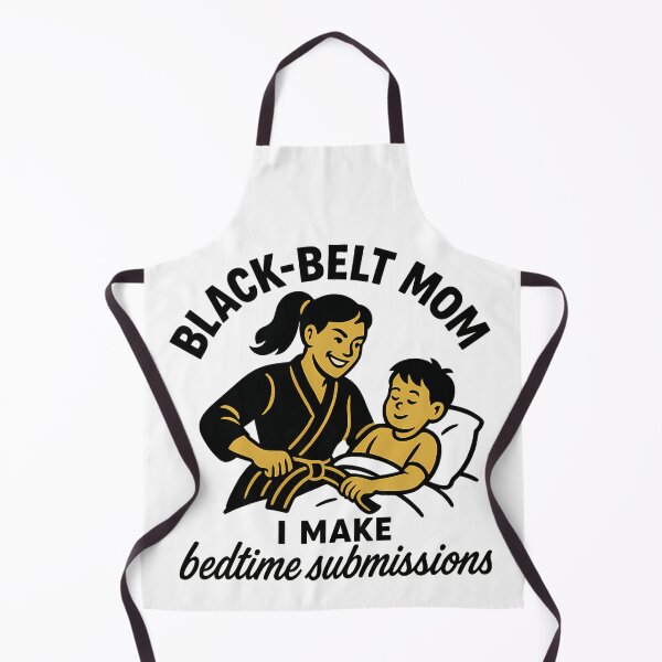 Item preview, Black Belt Mom Bedtime Submissions - Brazilian Jiu Jitsu Mother's Day Gift designed and sold by deathbygrapplin.