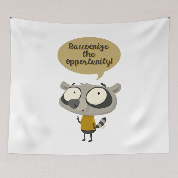 Item preview, Raccoonize the opportunity! designed and sold by viexart.