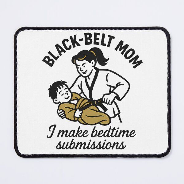 Item preview, Black Belt Mom Bedtime Submissions - BJJ Mom Club Gift designed and sold by deathbygrapplin.
