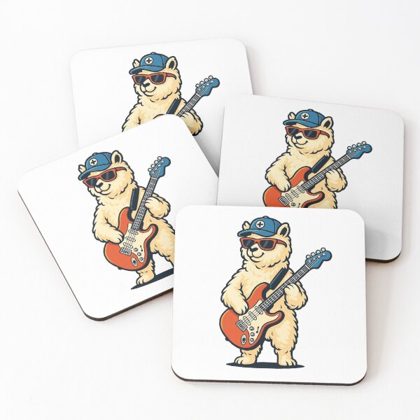 Item preview, Cool Llama Guitarist | Minimal Rock Animal Art designed and sold by Ironzoulz.